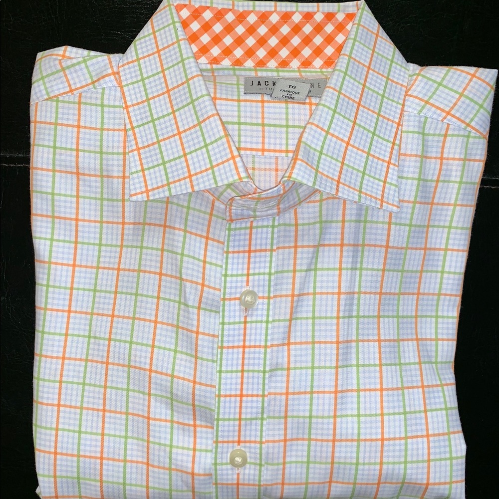 Jack Stone men’s pima cotton button up shirt.